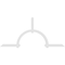 Ekena Millwork Ericson Architectural Grade PVC Gable Bracket, 108"W x 49 1/2"H x 2"D x 4"F, 11/12 Pitch GBP108X50X0204ERI00 - alternate 3